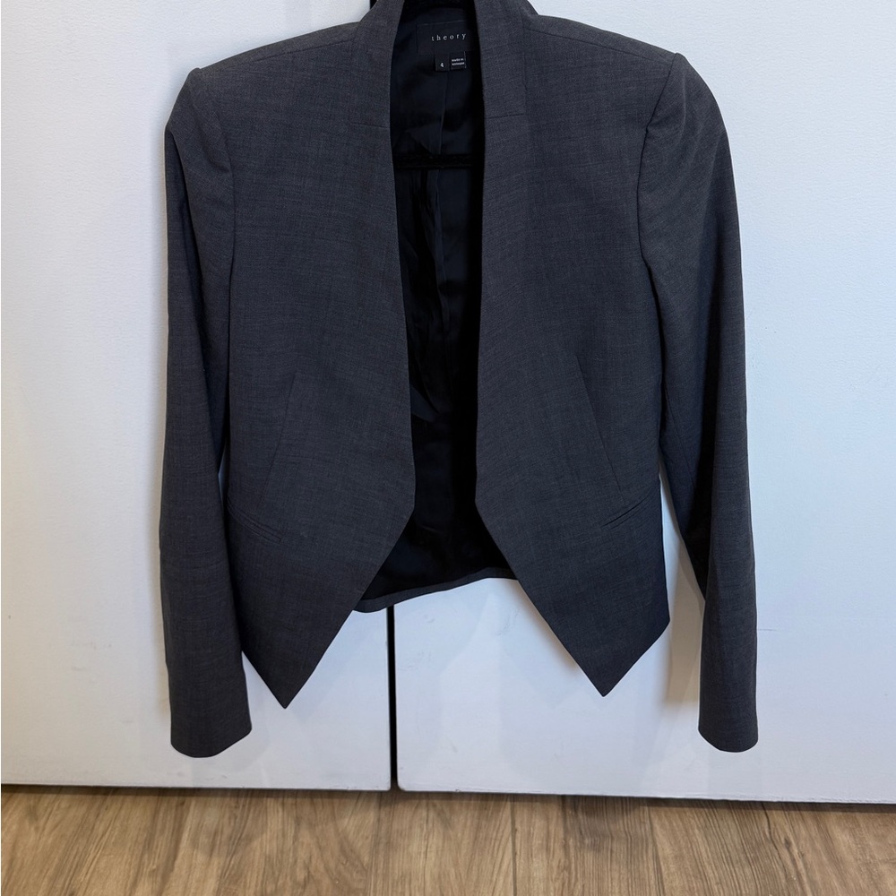 Theory Dark Gray Blazer